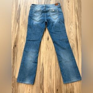 Distressed Nicole Boot Jeans by Guess